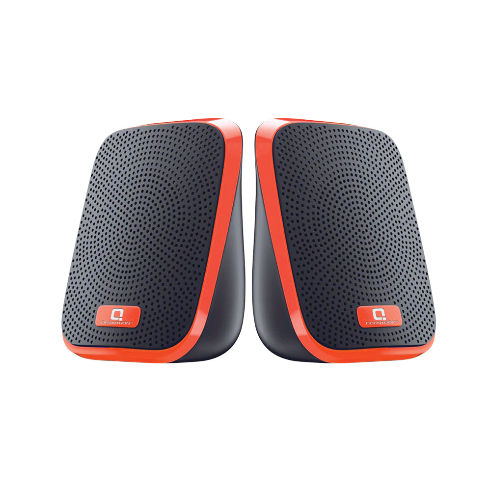 Boom Boom QWS-1220 Wired 2.0 USB Mini Speaker, 5W x 2 Drivers, AUX Connectivity, Driver 52mm