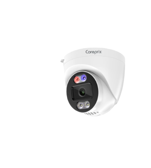 COREPRIX 5M IP DOME MOTION SIREN DUAL MOTION FLICKER LED CAMERA
