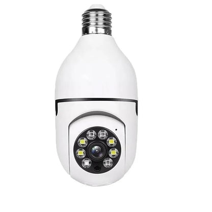 Wi-Fi CCTV Camera 3MP Wireless PTZ Bulb Shape V380 Pro | Indoor 360° Smart Home Security Camera Light Vision 24x7 Continuous...