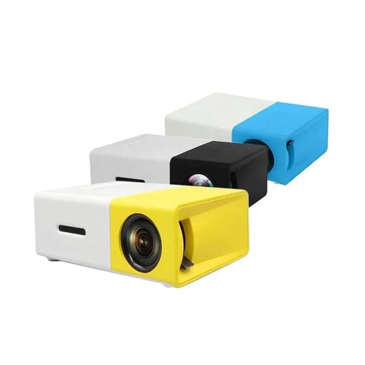 Mini Portable LED Projector with Multiple Interfaces Like AV, Audio, USB, HDMI, Micro SD, Film Projector for Children's, Home Cinema, Compatible with Smartphone/Laptop/PS4/Firestick A1