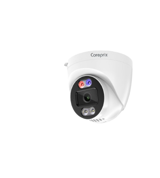 COREPRIX 5M IP DOME MOTION SIREN DUAL MOTION FLICKER LED CAMERA
