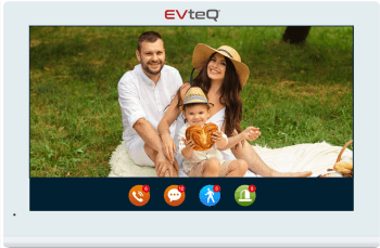 7″ Video Door Phone Kit With Memory & SD Card ( EV-BDP-0207MTW )