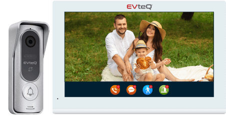 7″ Video Door Phone Kit With Memory & SD Card ( EV-BDP-0207MTW )