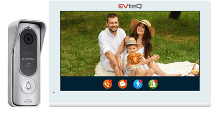 7″ Video Door Phone Kit With Memory & SD Card ( EV-BDP-0207MTW )