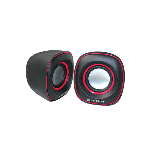 QWS-1210 Wired 2.0 USB Mini Speaker, 3W x 2 Drivers, AUX Connectivity