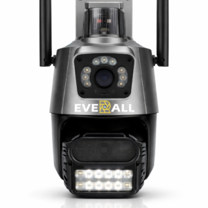 Everall Titanic 5MP Dual Lens Outdoor WiFi CCTV Camera (360° Rotation, Night Color Vision, Motion Tracking, Alarm)